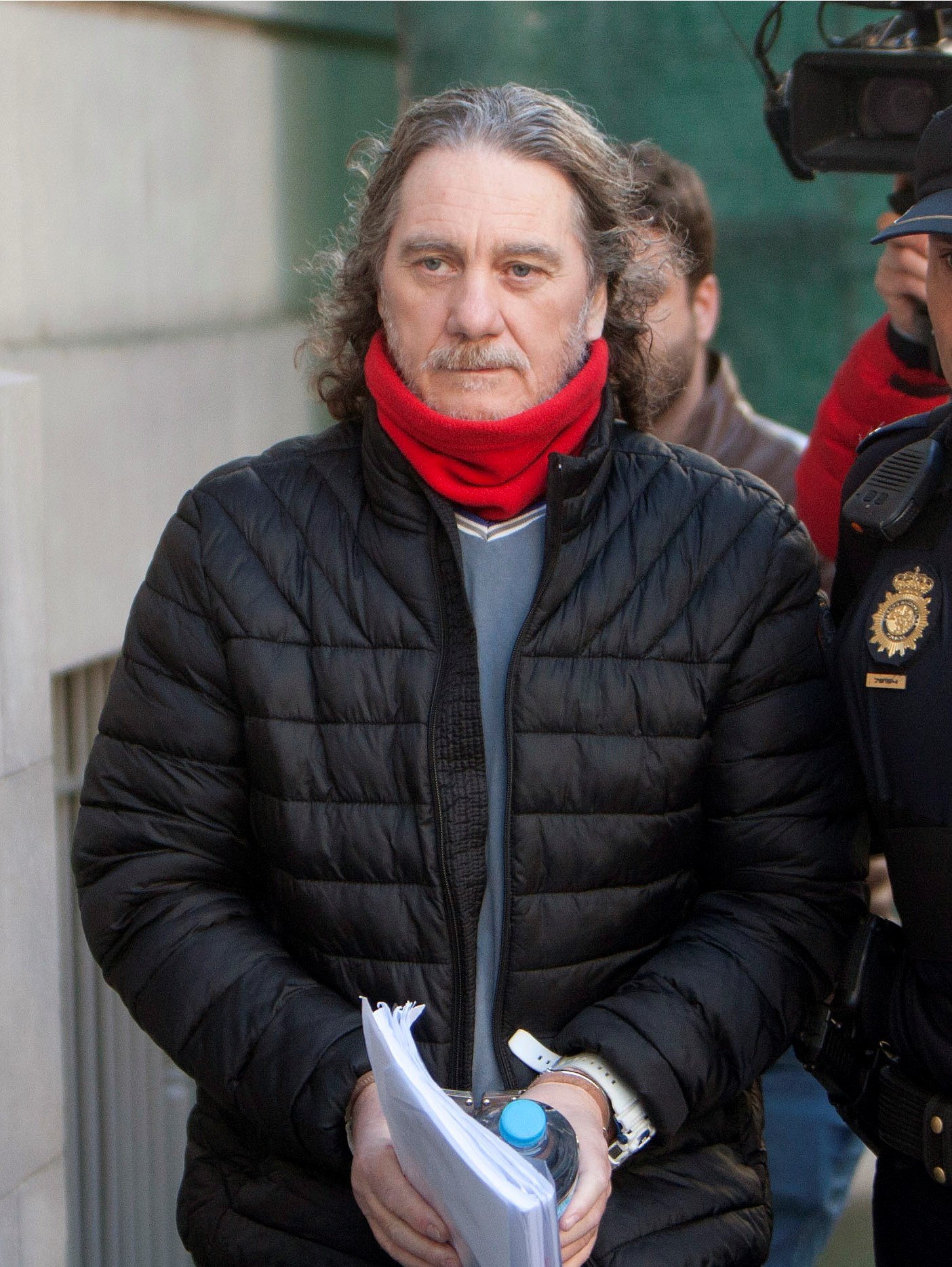 Sito Miñanco a su llegada a la Audiencia de Pontevedra para asistir al juicio.