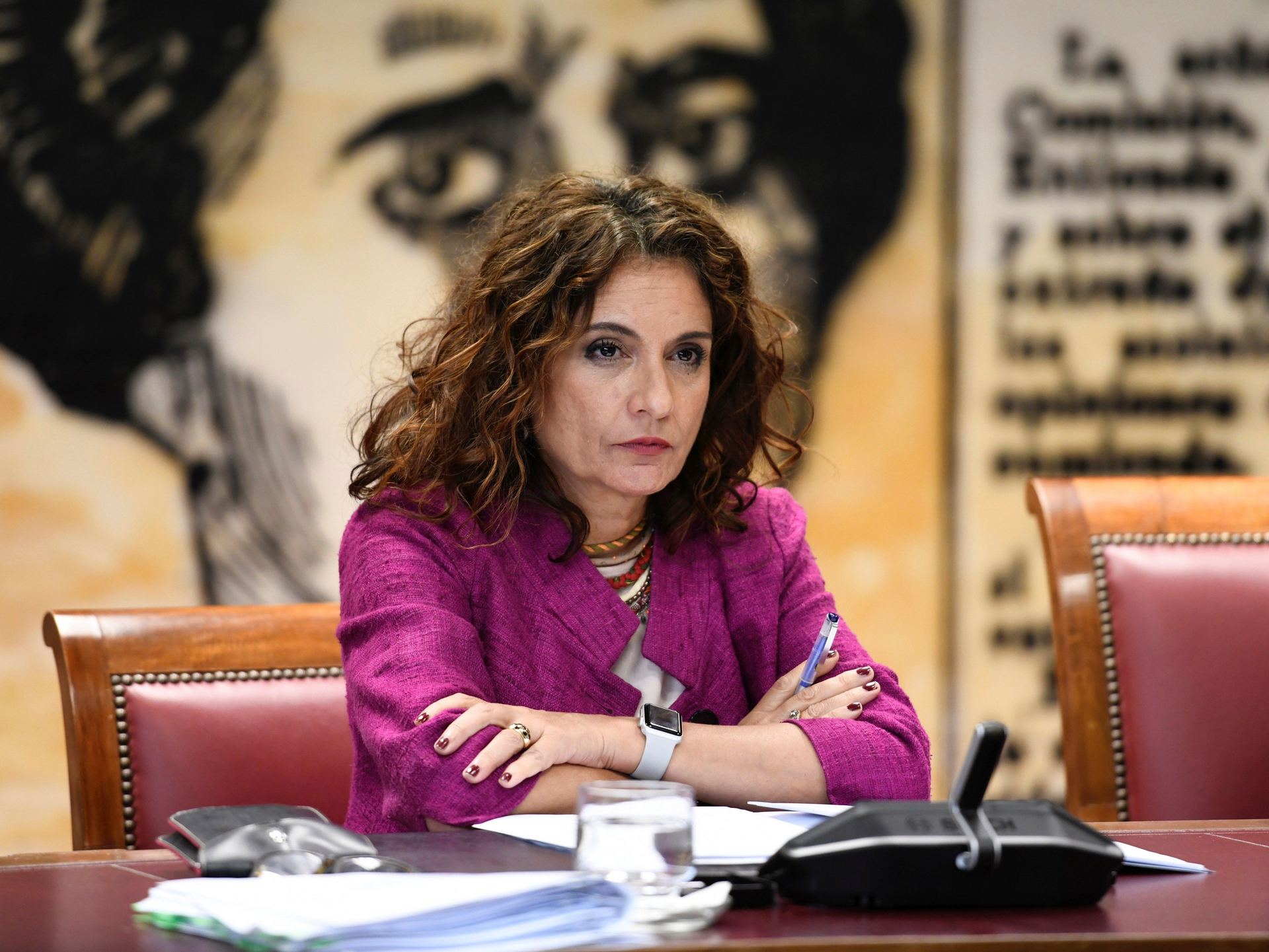 La ministra de Hacienda María Jesús Montero comparece en el Senado