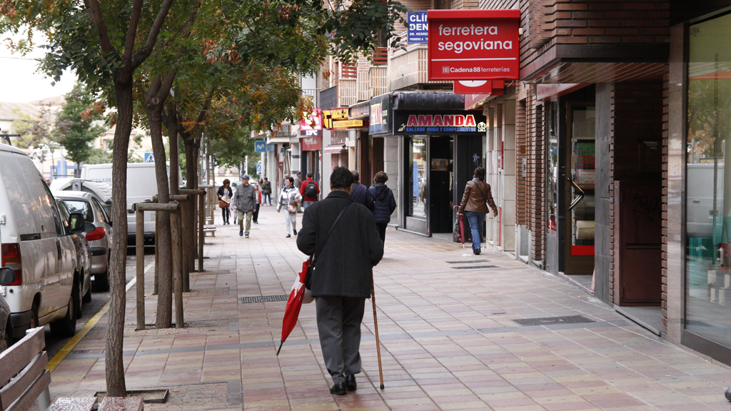 La calle de José Zorrilla cuenta, actualmente, con un total de casi 170 establecimientos comerciales.