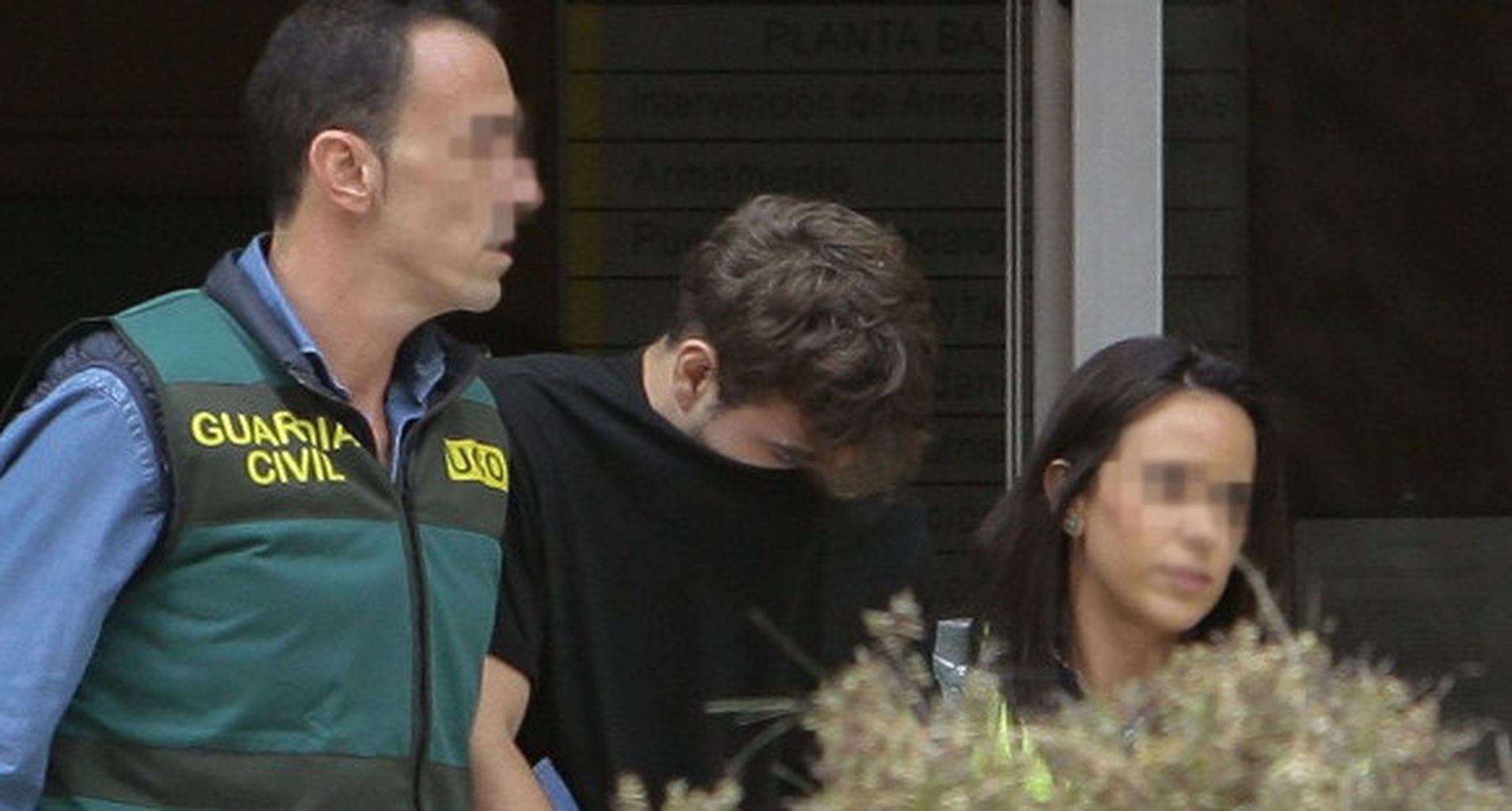 El asesino de Pioz cuando fue detenido tras confesar la autoría del cuádruple crimen a la Guardia Civil.