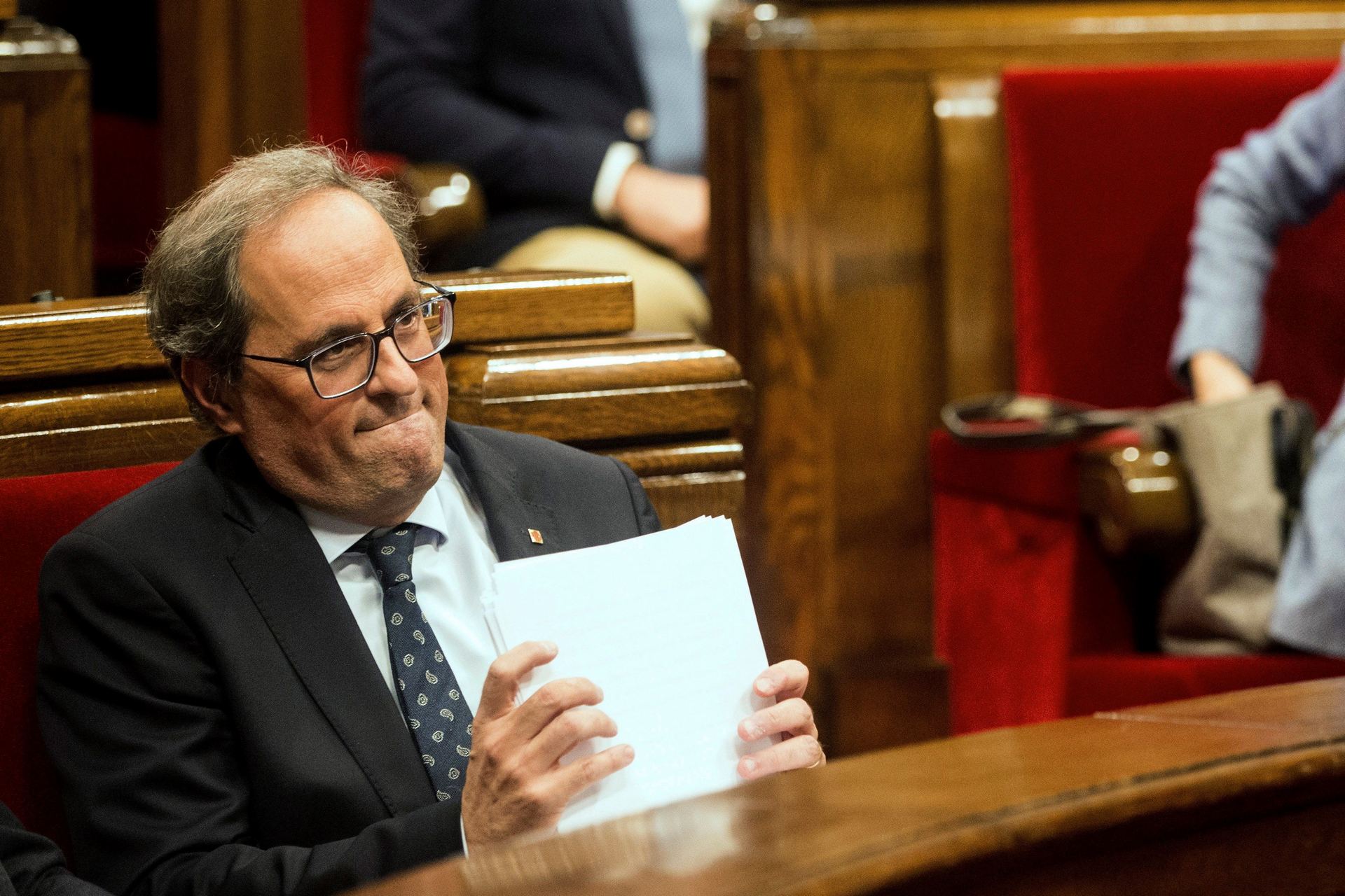 El presidente de la Generalitat de Cataluña, Quim Torra.