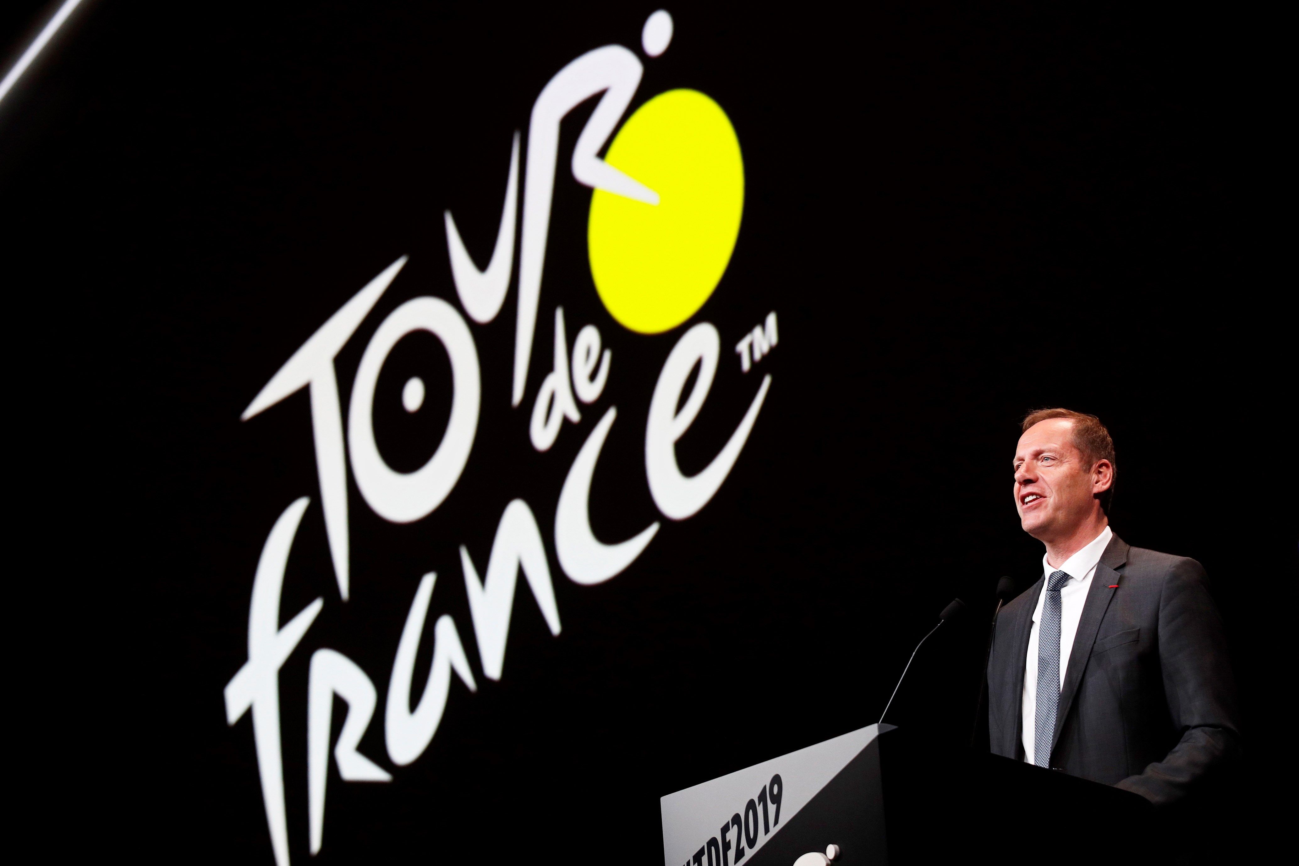 El director general del Tour de Francia, Christian Prudhomme, durante la presentación del recorrido.