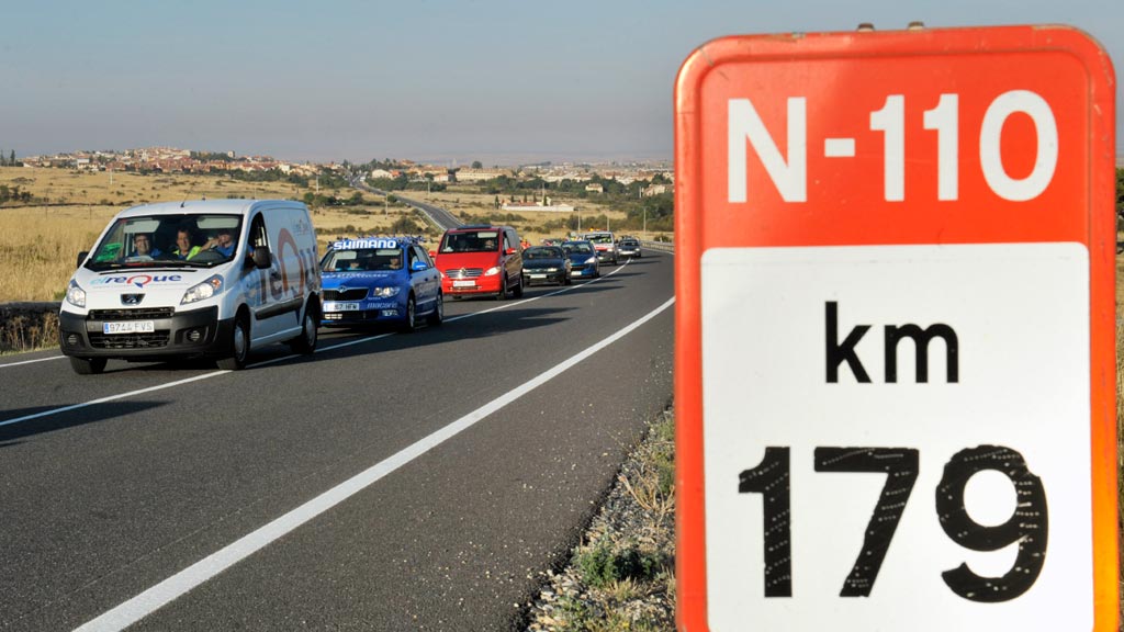 La carretera N-110, a su paso por Segovia, también se verá afectada por la nueva norma. / kamarero