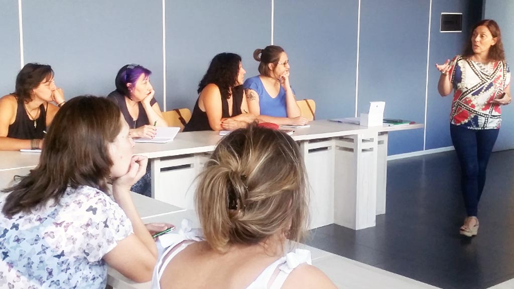 Participantes en un curso de Segovia Sur. / el adelantado