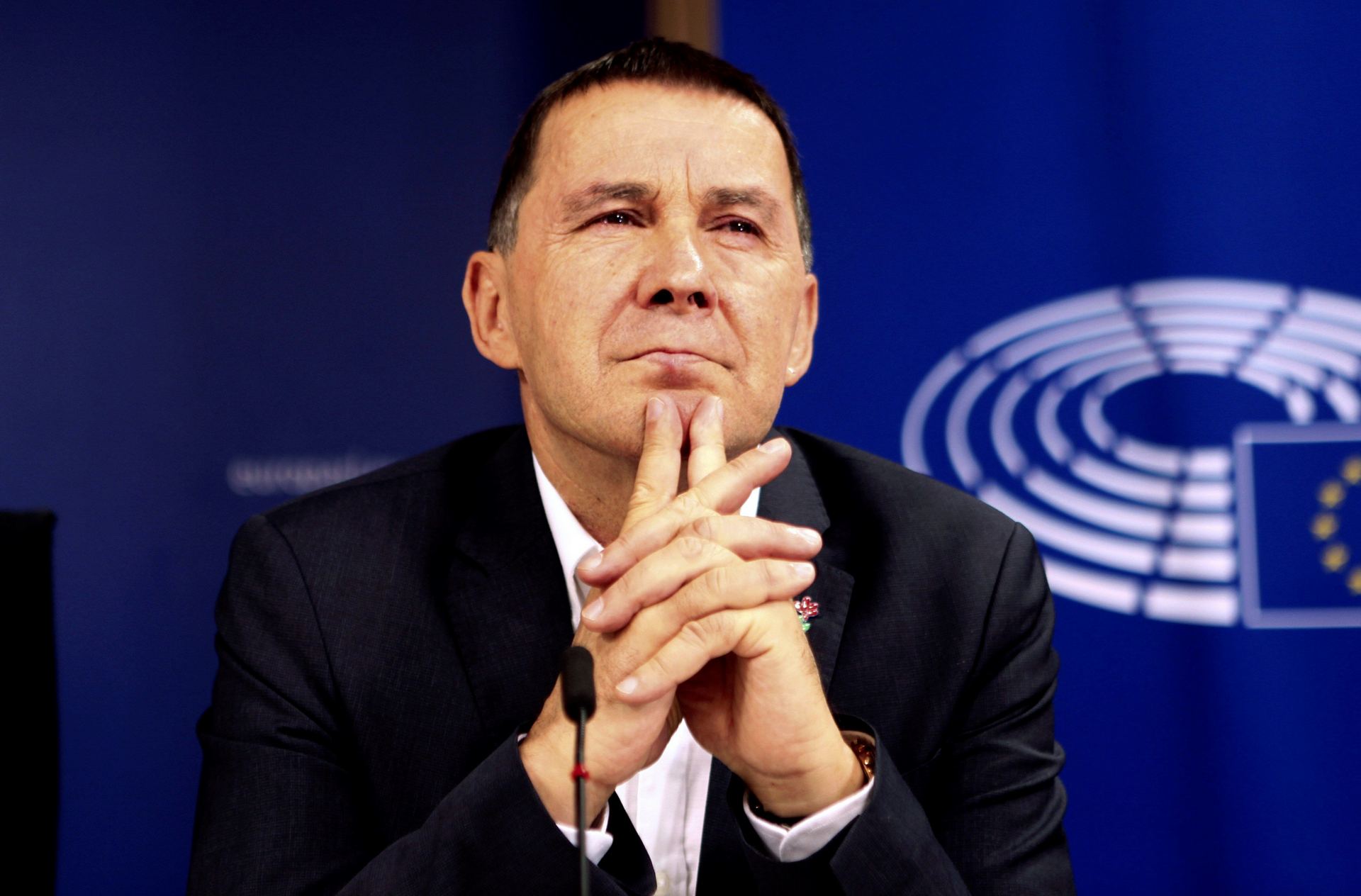 El coordinador general de la fuerza vasca EH Bildu, Arnaldo Otegi.