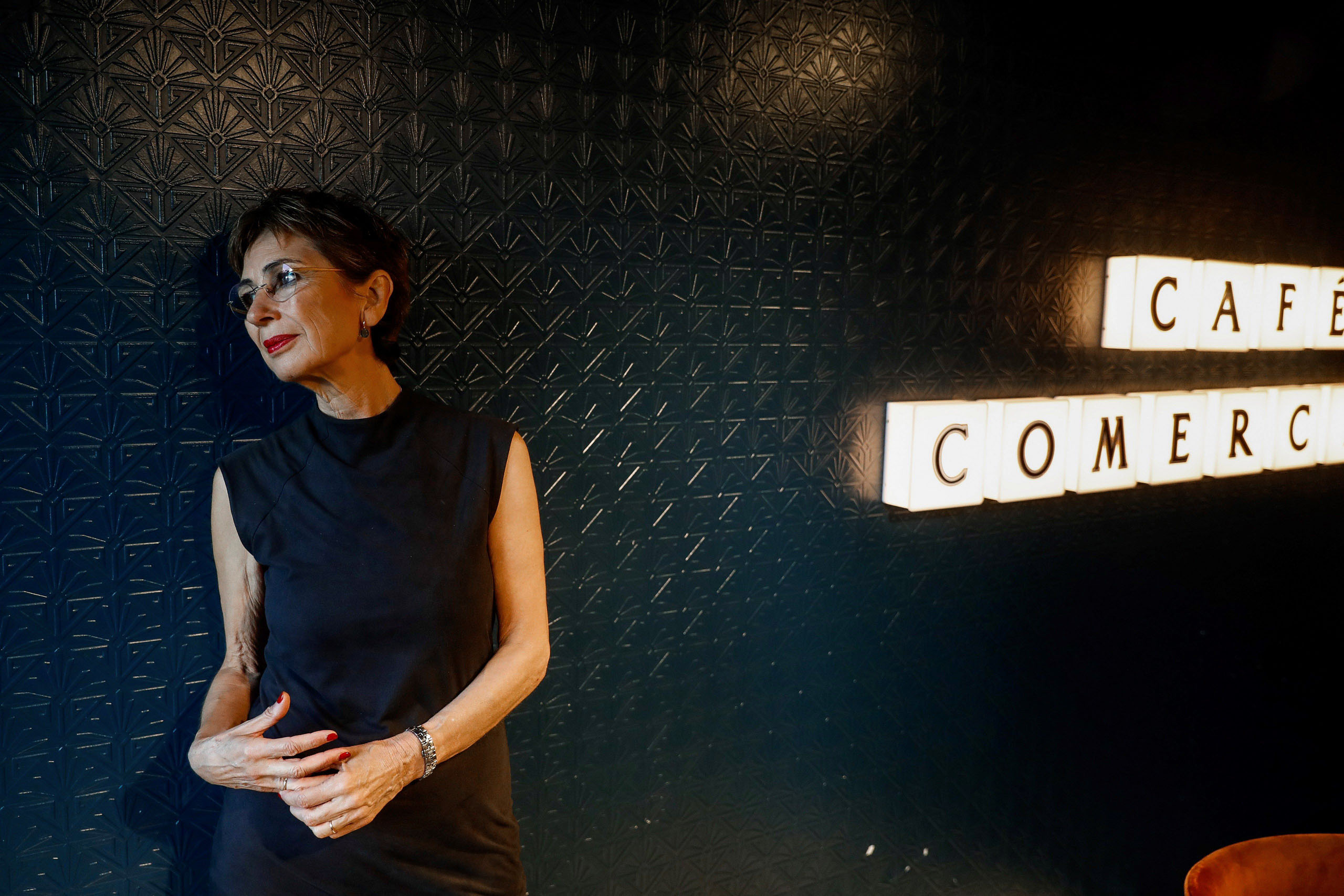 Pilar del Río, viuda de José Saramago, durante la presentación de ‘El cuaderno del año del Nobel’, de José Saramago.