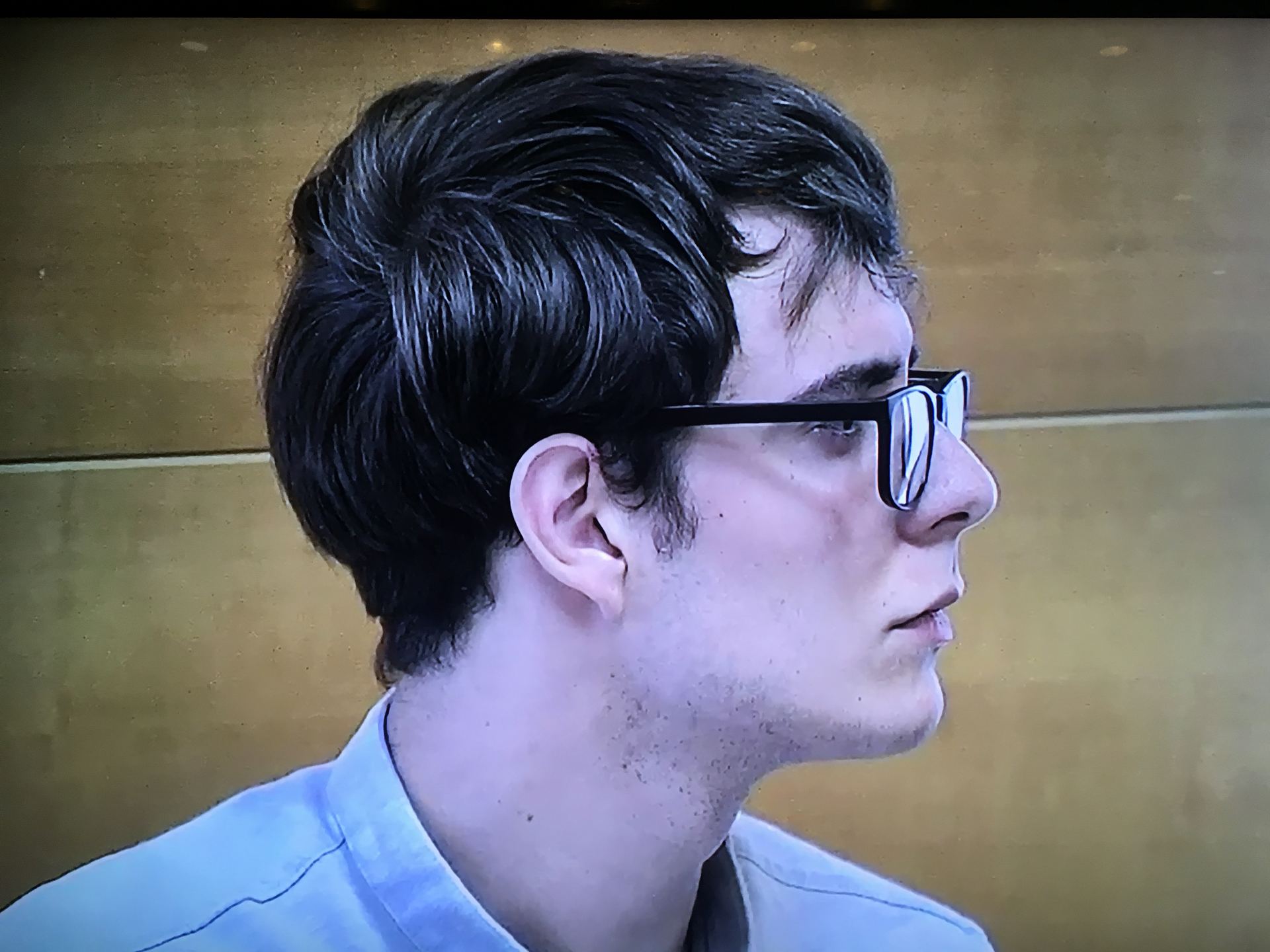 El asesino confeso de Pioz, Patrick Nogueira, durante el juicio.