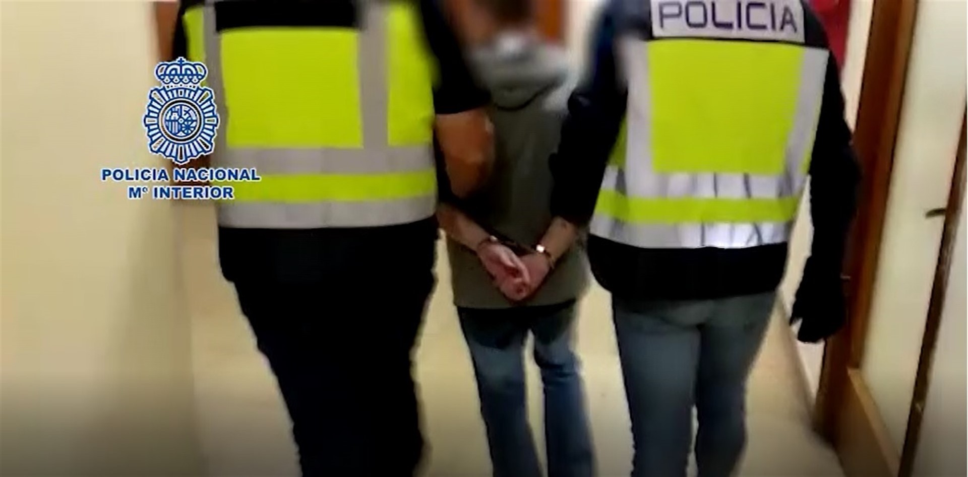 César Román, conocido como el ‘Rey del Cachopo’, durante su detención el viernes pasado.