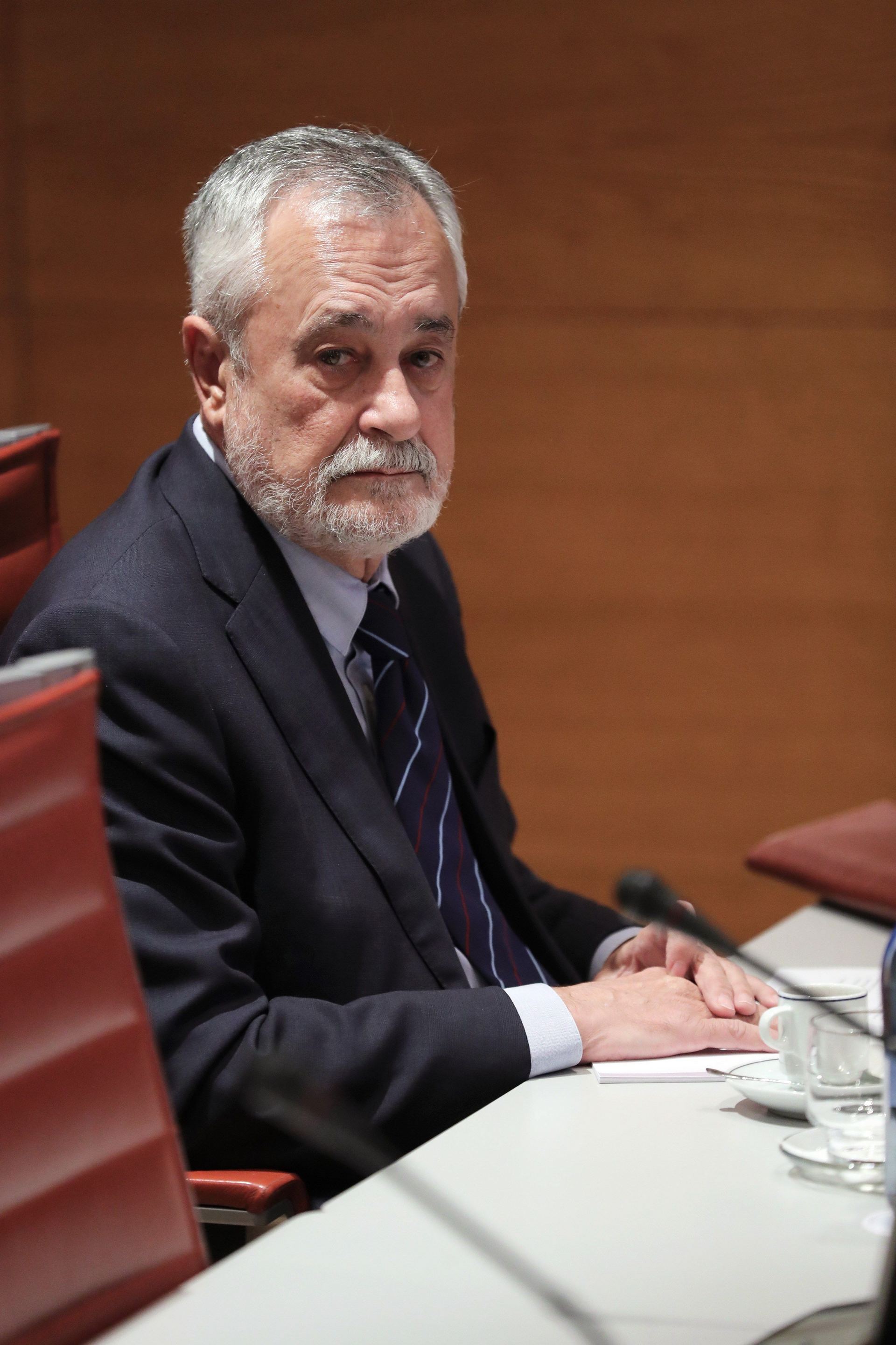 Griñán se niega a declarar en el Senado por el caso de los ERE 1 El expresidente de la Junta de Andalucía José Antonio Griñán.