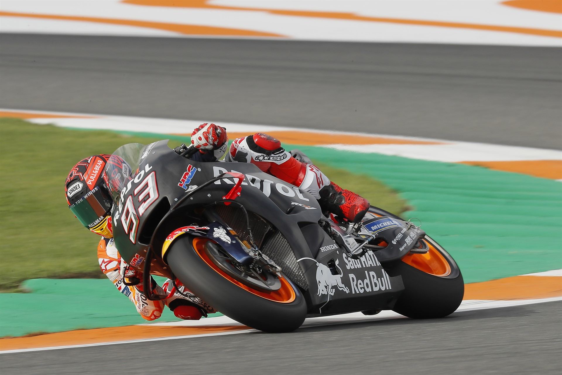 El reciente campeón del mundo, Marc Márquez, no pudo ser el más rápido en el Circuit Ricardo Tormo.