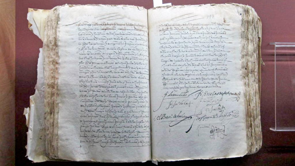 El documento se podrá observar hasta el próximo 11 de diciembre en el Archivo Histórico de Segovia.