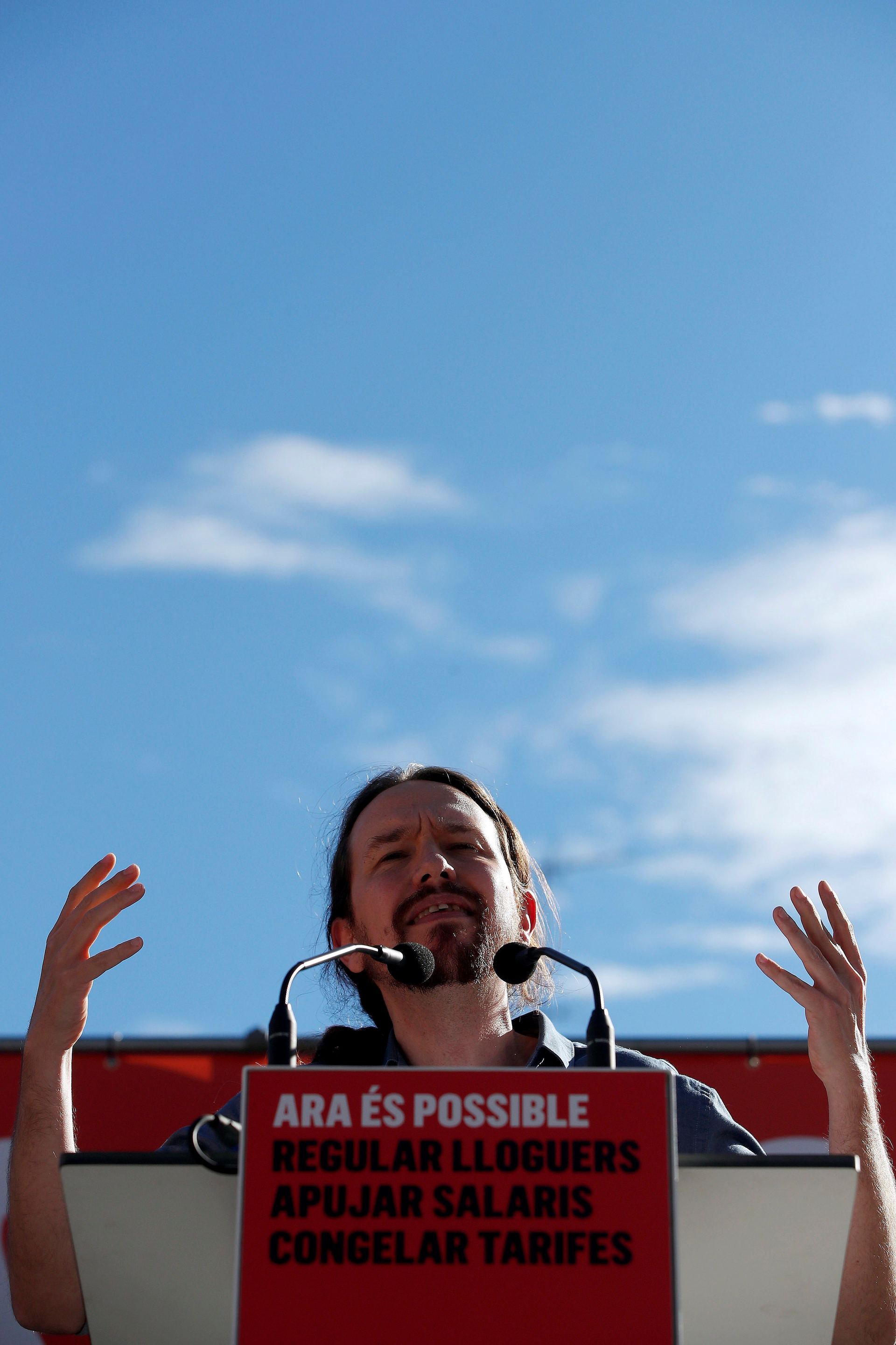 El secretario general de Podemos, Pablo Iglesias.