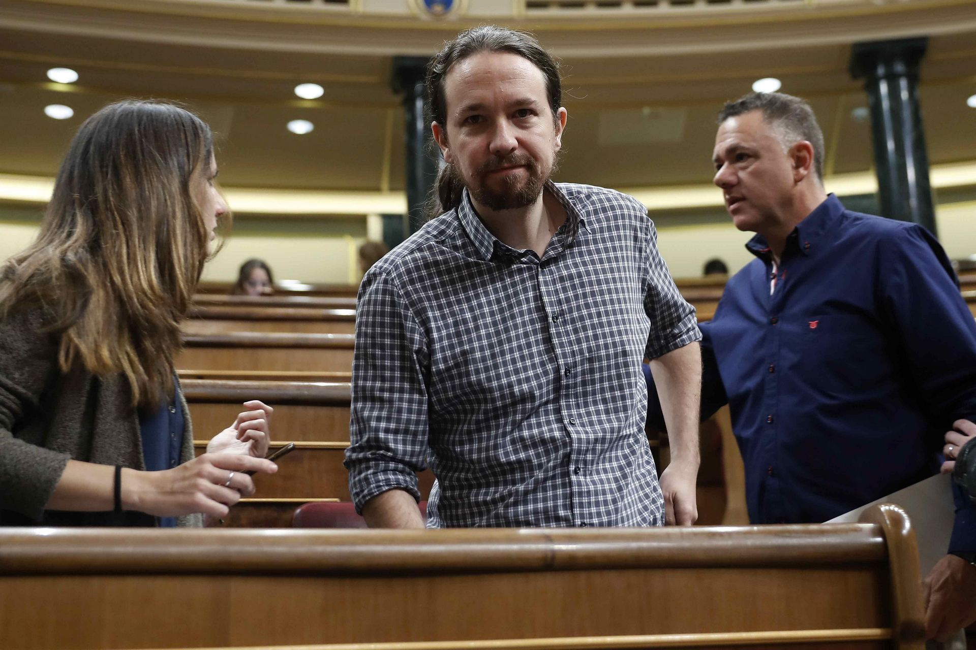El secretario general de Podemos, Pablo Iglesias.