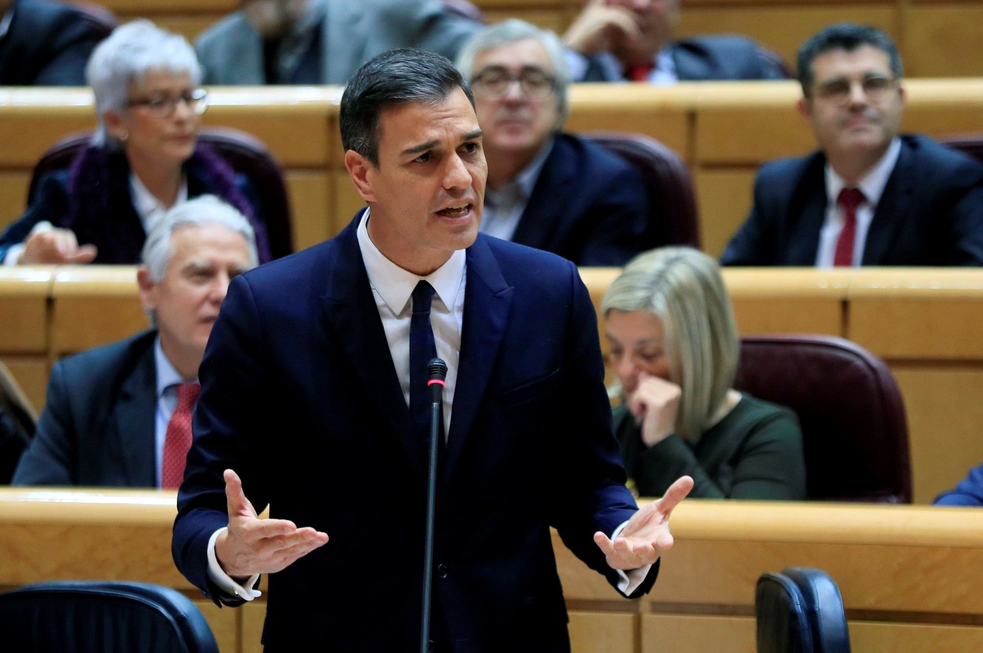El presidente del Gobierno, Pedro Sánchez, tendrá que dar explicaciones en la comisión de la Cámara Alta.