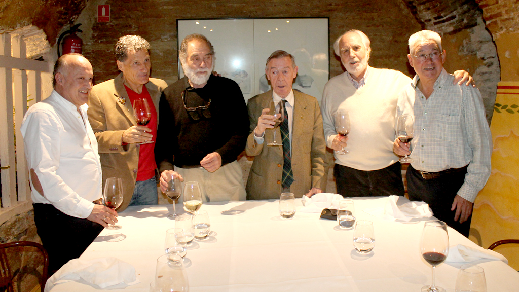 De izquierda a derecha, Javier del Álamo José Luis Gómez, Carlos Muñoz de Pablos, Antonio Ruiz, Eduardo Pérez de Castro y Nicolás Fernández./ M.G.