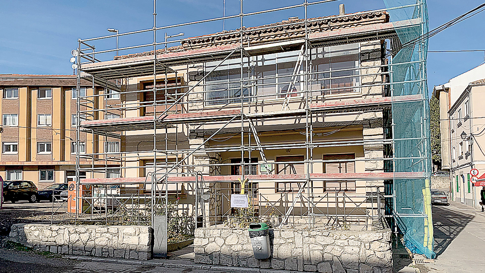 Antigua Casa del Secretario, en obras. / C. Núñez