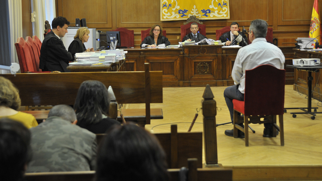 Un momento del juicio celebrado el pasado mes de enero en la Audiencia Provincial. / Kamarero
