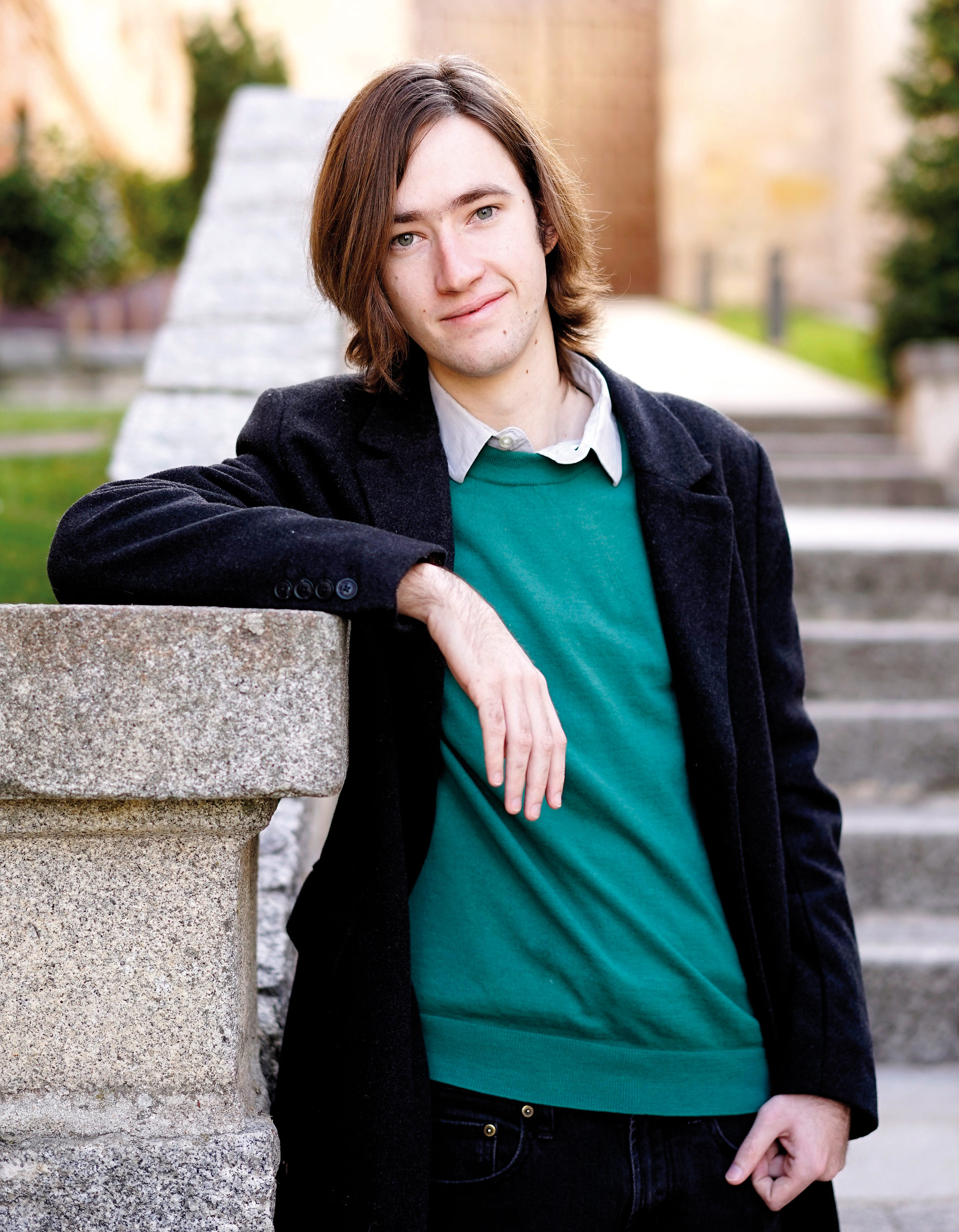 Marc Alexandre Rimond, en el campus de Santa Cruz la Real. / Roberto Arribas