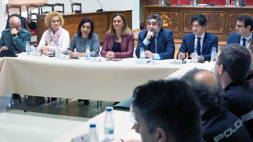 Un momento de la reunión celebrada en el Ayuntamiento de El Espinar. / el adelantado