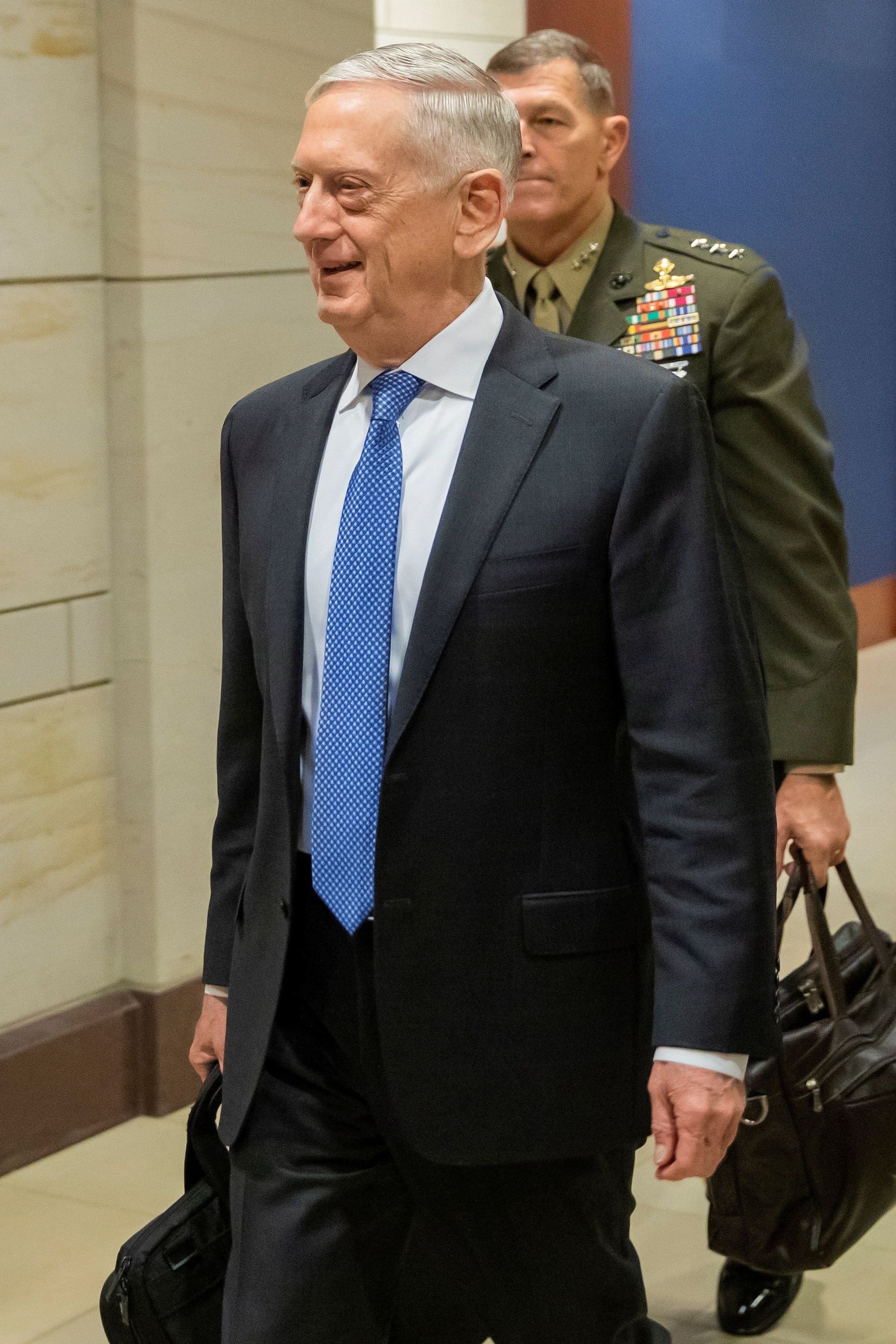 El exsecretario de Defensa de Estados Unidos, el general James Mattis.