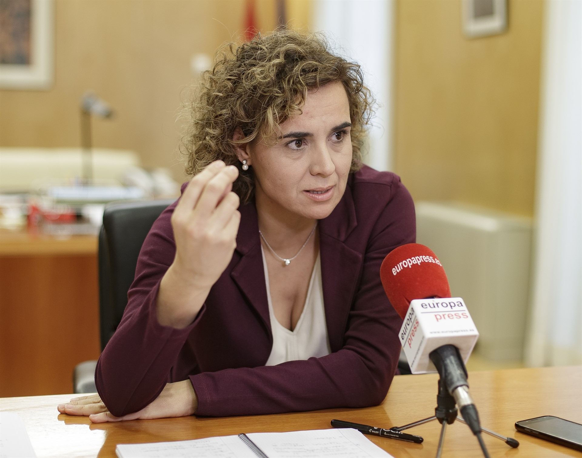 La portavoz del Grupo Popular en el Congreso, Dolors Montserrat. / europa press