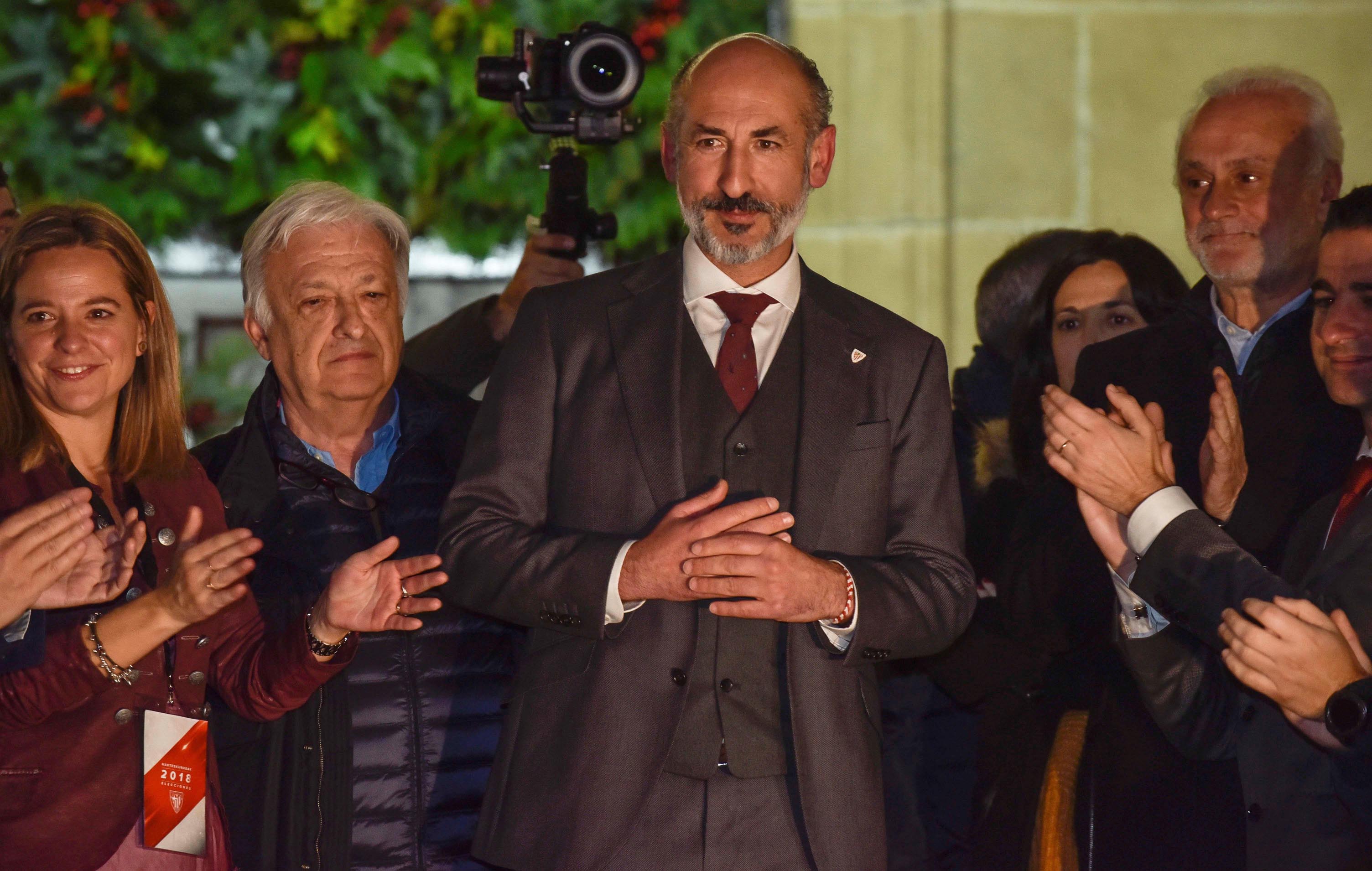 El Athletic cierra la ‘era Urrutia’ 1 El nuevo presidente del Athletic, Aitor Elizegi, tras imponerse en las elecciones a Alberto Uribe-Echevarría.