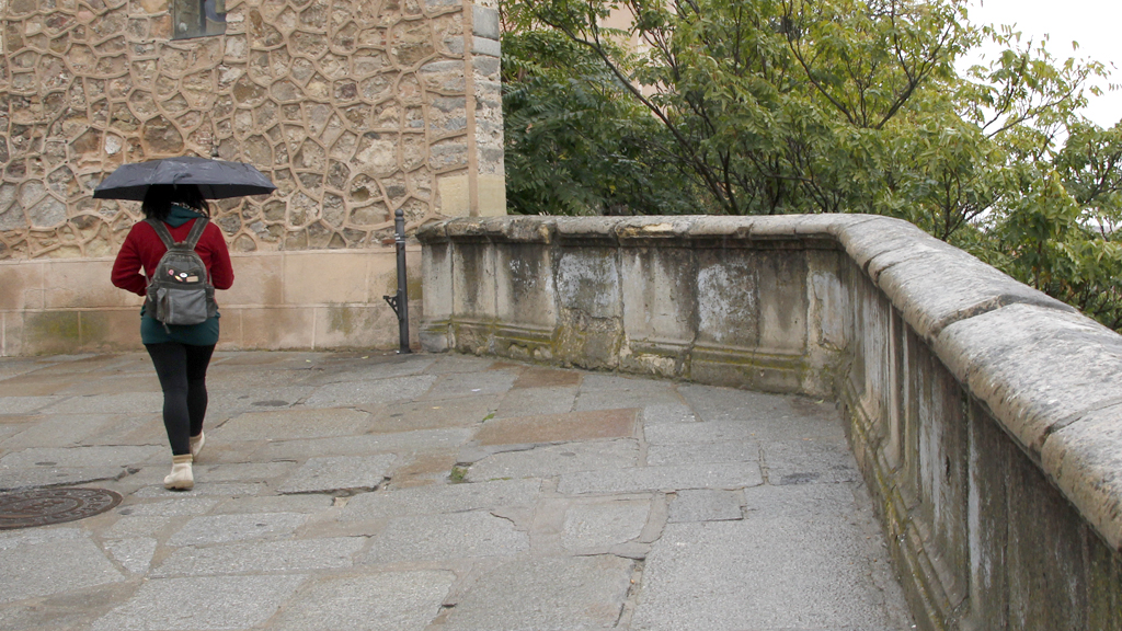 La estatua será colocada en la parte alta de la calle de San Juan. / NEREA LLORENTE