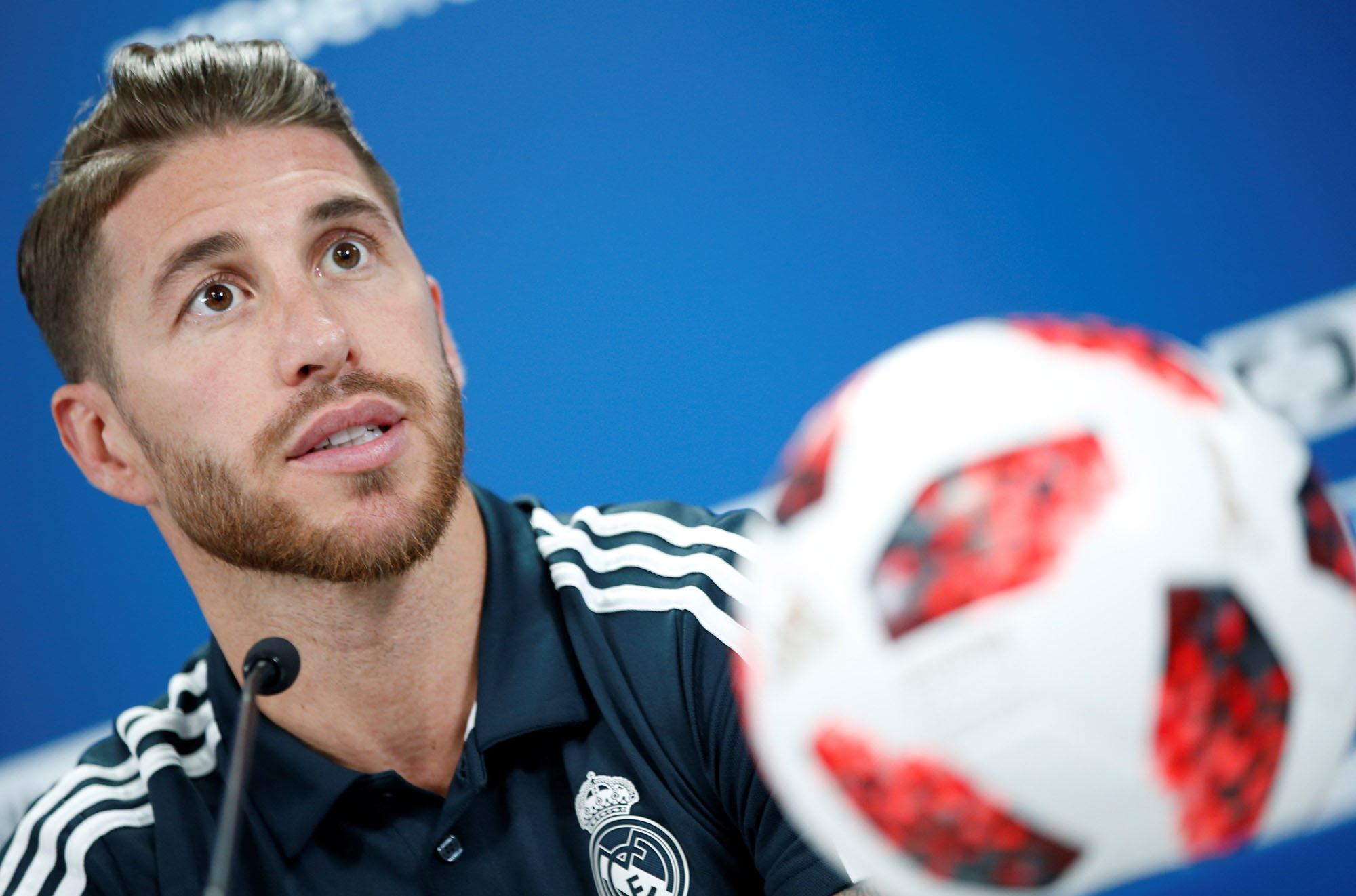 Sergio Ramos, en rueda de prensa.