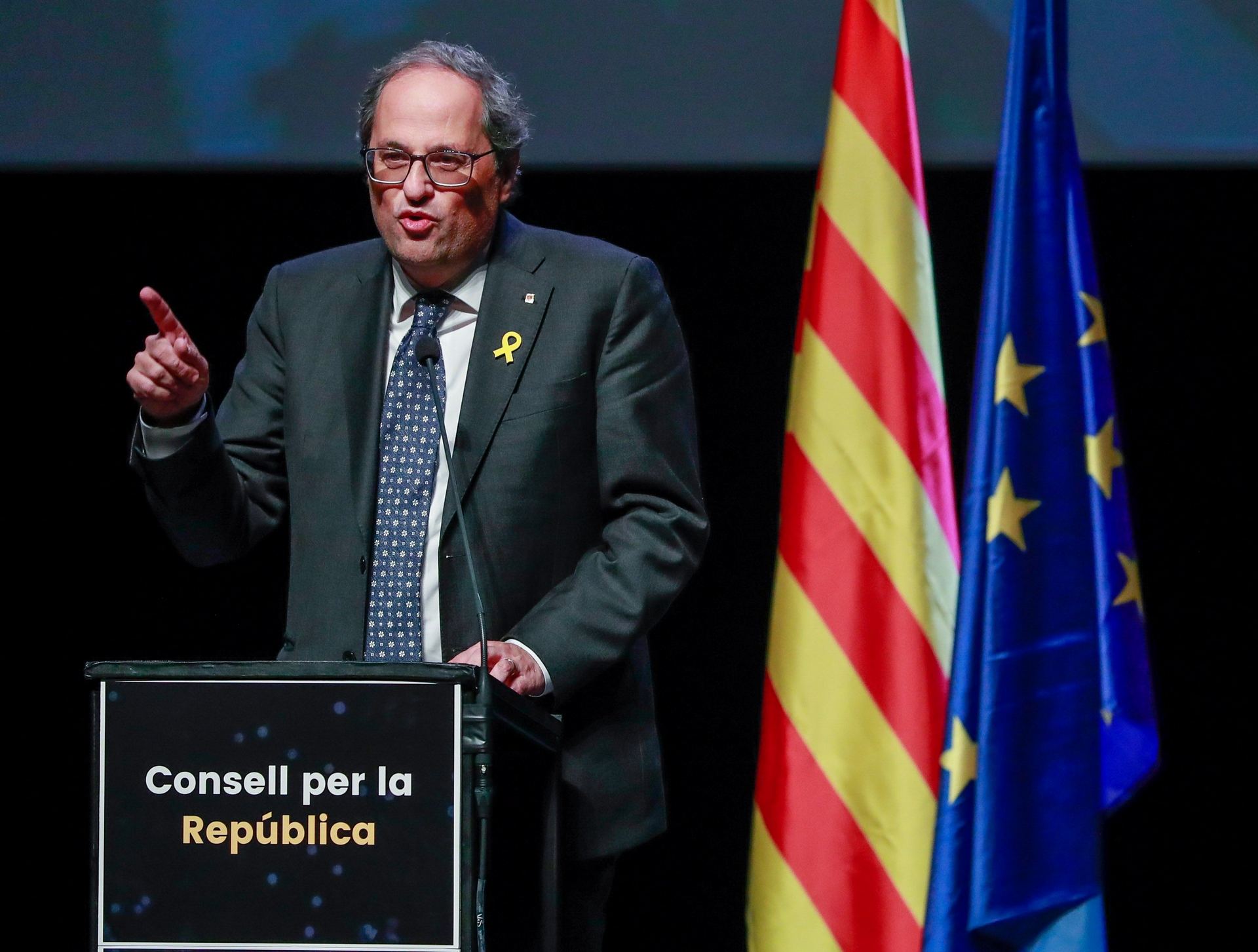 El presidente del Ejecutivo catalán, Quim Torra.