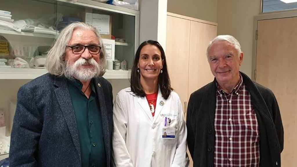 La doctora Cátedra, en el centro, es la directora de este proyecto de investigación auspiciado por Gaia. / EL ADELANTADO