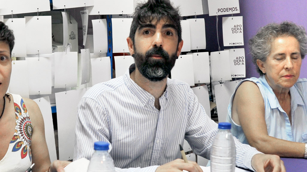 Guillermo San Juan, responsable de Podemos Segovia. / KAMARERO