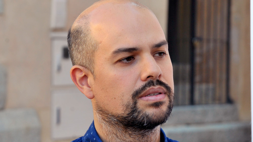 Ángel Galindo, portavoz de Izquierda Unida en el Ayuntamiento de Segovia. / KAMARERO