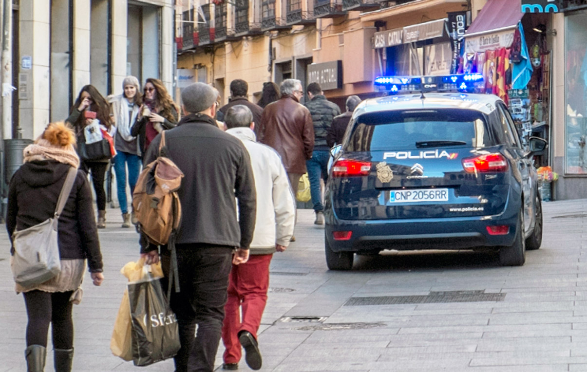 La Policía Nacional de Segovia detuvo a los cuatro delincuentes. / Kamarero