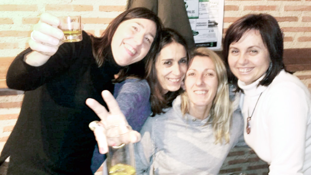 El grupo de aguederas de este año 2019.