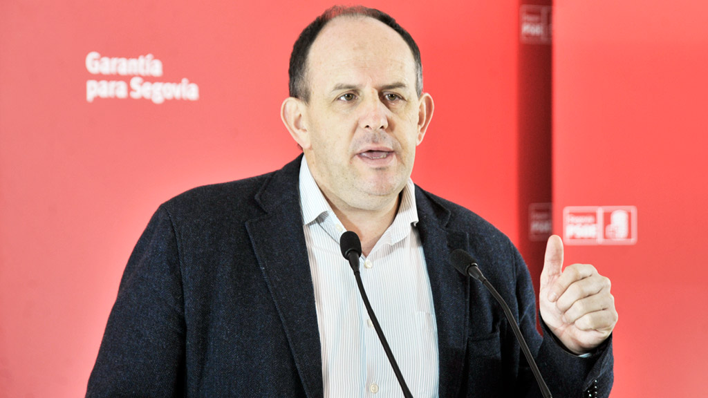 José Luis Aceves, secretario provincial de PSOE y procurador socialista por Segovia. / KAMARERO