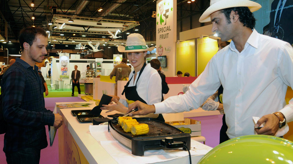 Una edición anterior de una feria con la participación de Huercasa. / e. a.