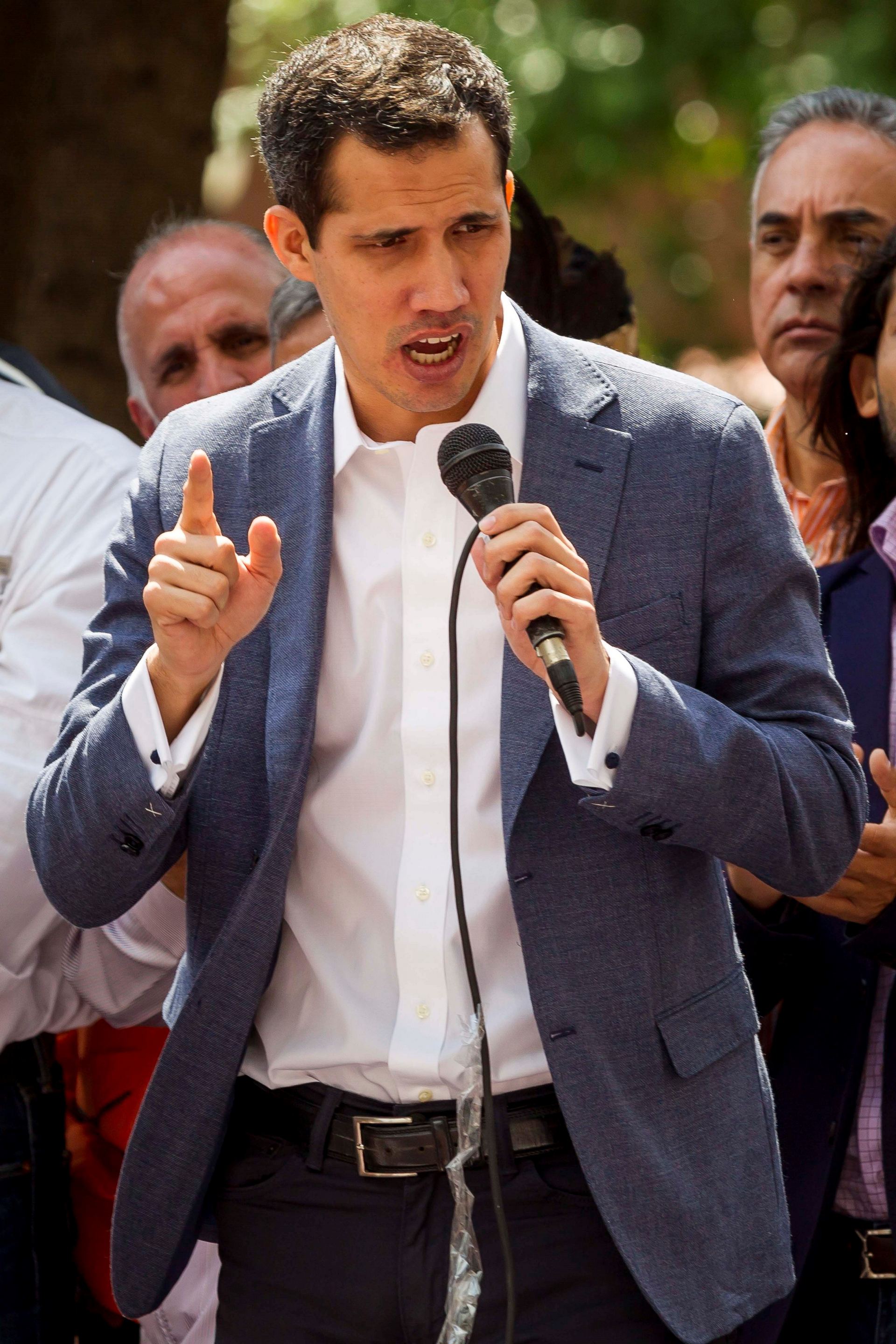 El presidente de la Asamblea Nacional de Venezuela, Juan Guaidó.
