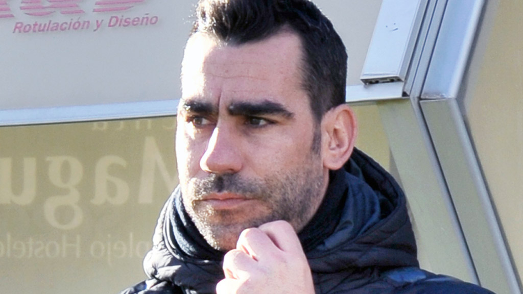 El entrenador de la Gimnástica Segoviana, Manuel González. / KAMARERO