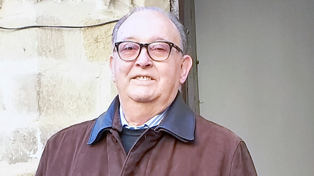 Jesús Casado, en su última visita a Segovia en estas navidades. /M.G.