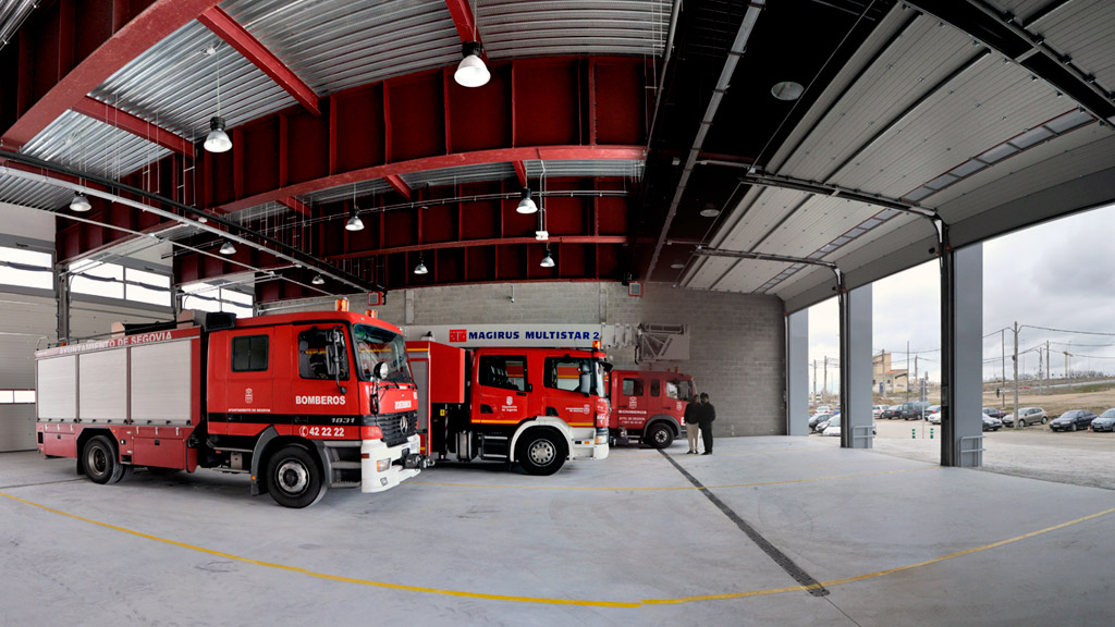 Parque de bomberos de Segovia. / KAMARERO