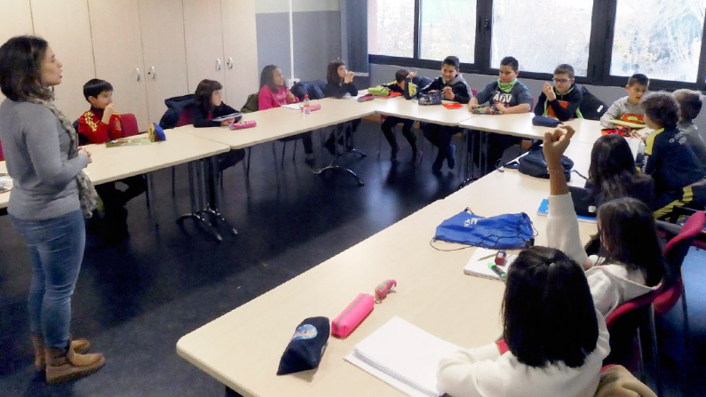 Muchos escolares participan en este proyecto. / el adelantado