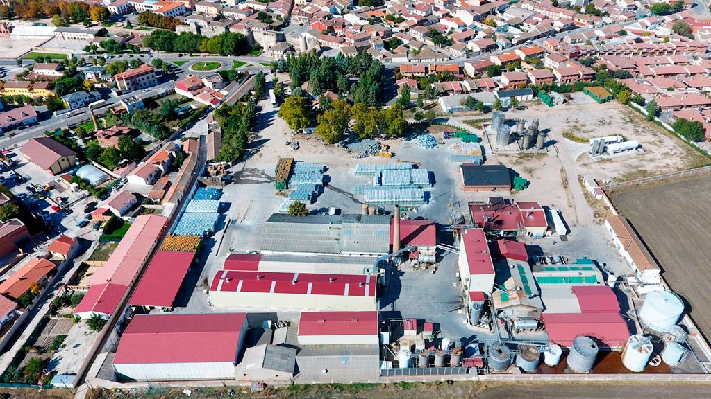 Vista panorámica de Coca, una de las localidades con más producción de resina de la provincia. / el adelantado