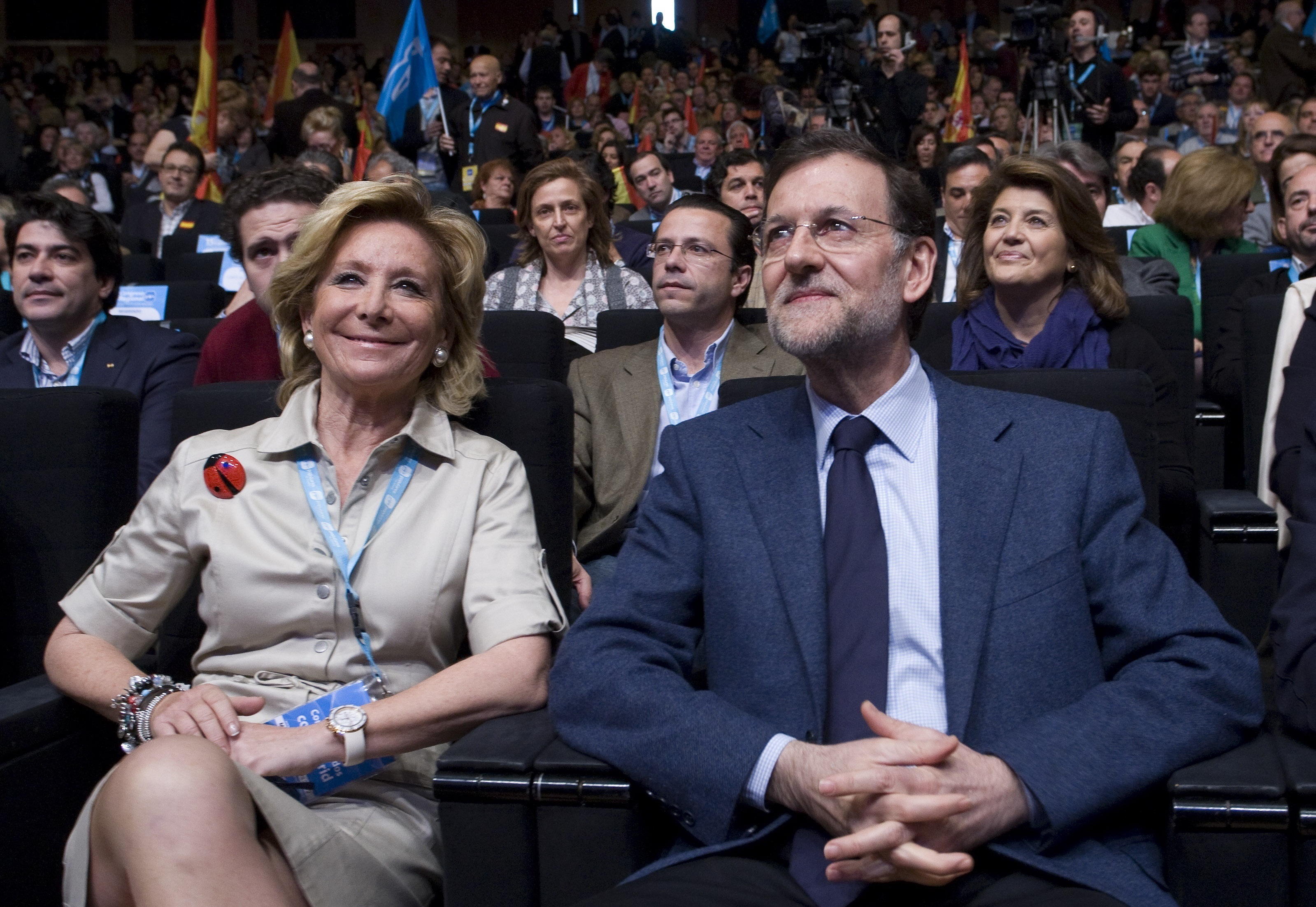 Esperanza Aguirre lideraba el PP madrileño cuando presuntamente se ocultaron los gastos.