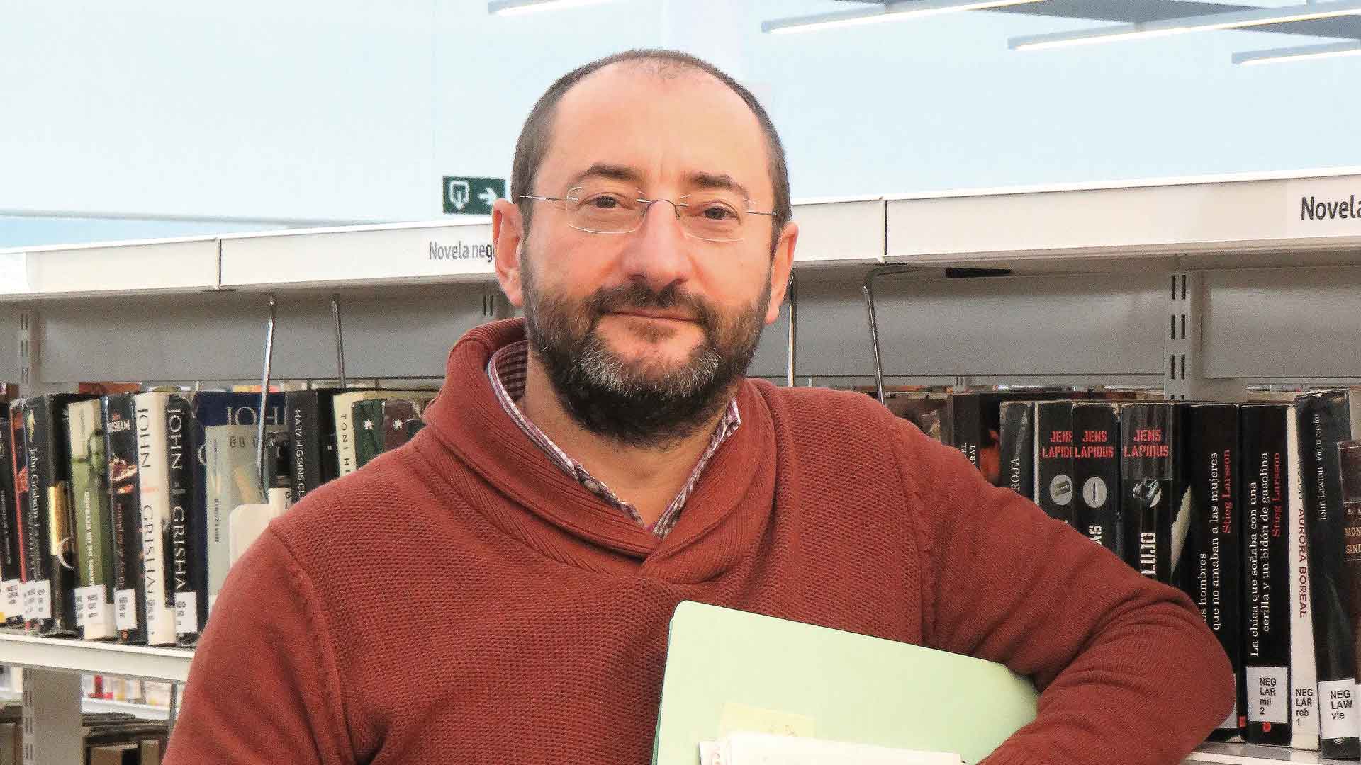 Roberto García Arribas, director de la Biblioteca Pública de Segovia