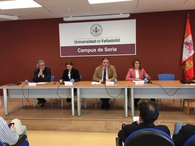 Presentación del Programa de prácticas no laborales por parte del ECyL en el Campus Duques de Soria.