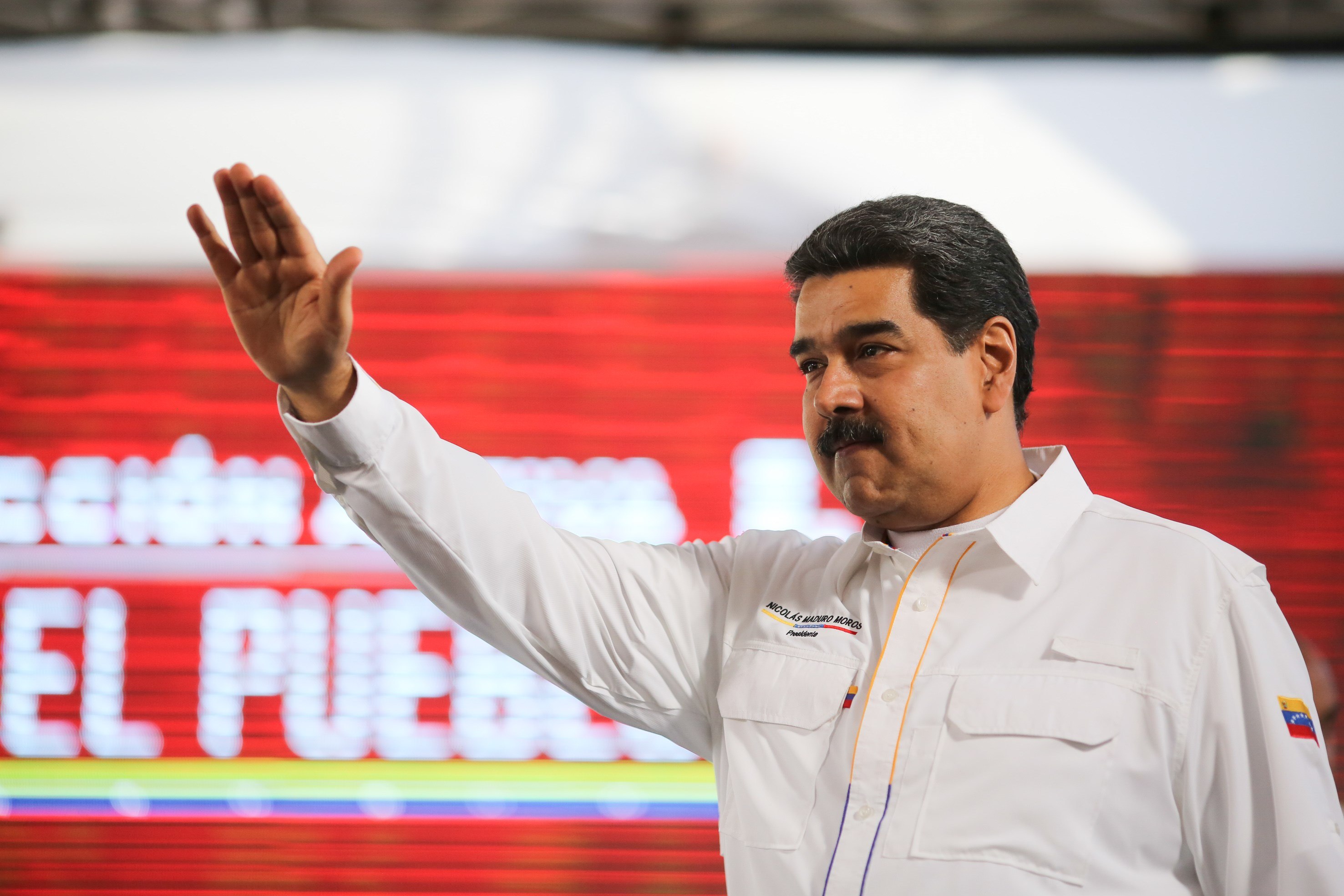 Nicolás Maduro, durante un acto de gobierno en el complejo agro-industrial Ezequiel Zamora en San Francisco de Yare.
