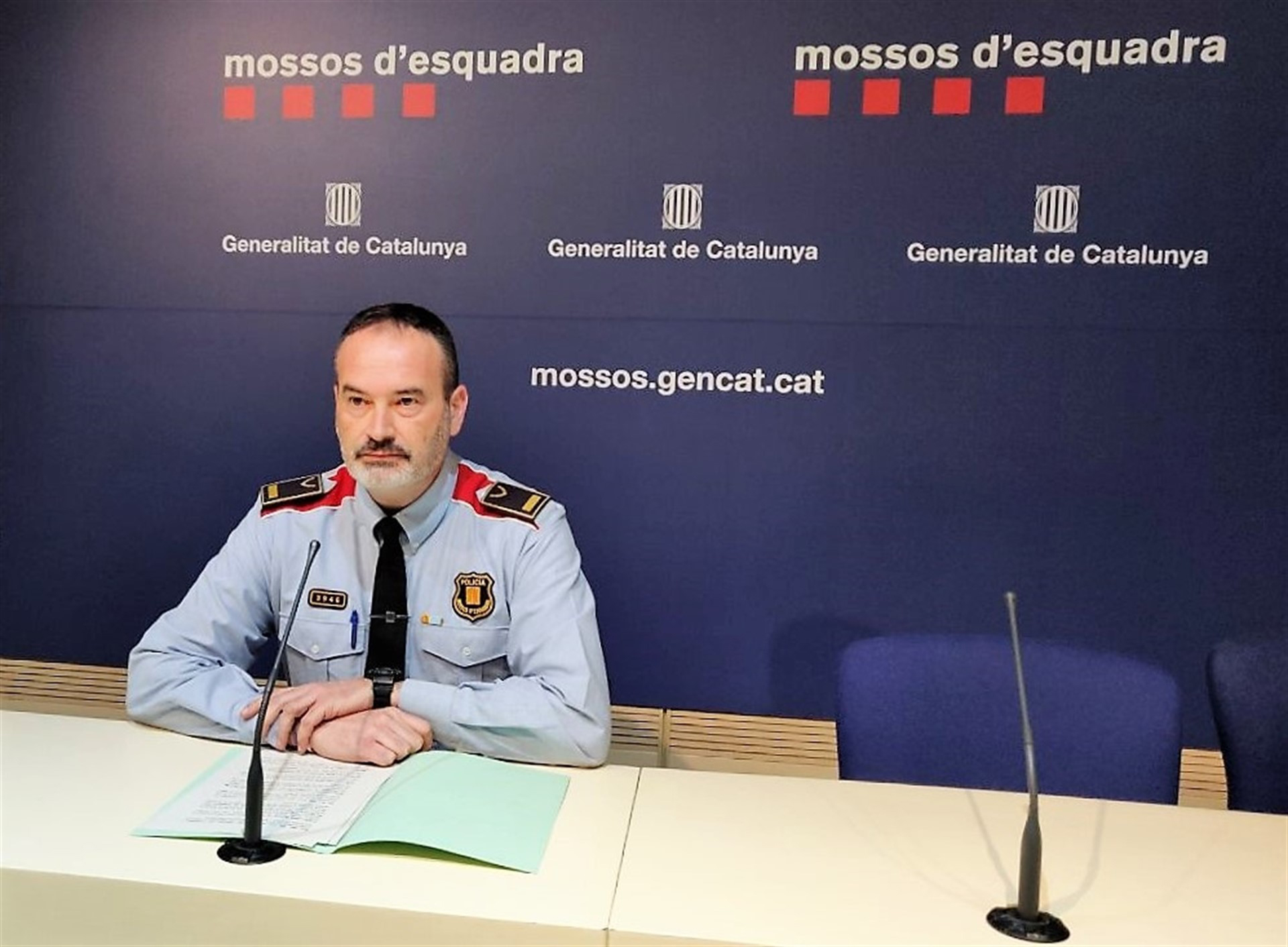 El jefe de la División de Investigación Criminar de Barcelona, el inspector de los Mossos, Pere Pau Guillén.