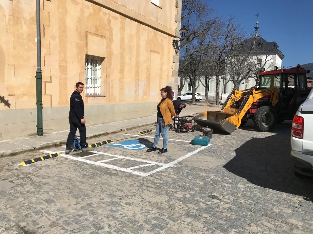 Las obras comenzaron el pasado martes por la zona de caballerizas. / Ayuntamiento