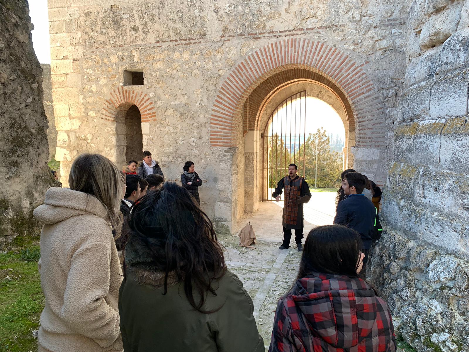 Ensayos generales con alumnos del IES Marqués de Lozoya ./c. núñez