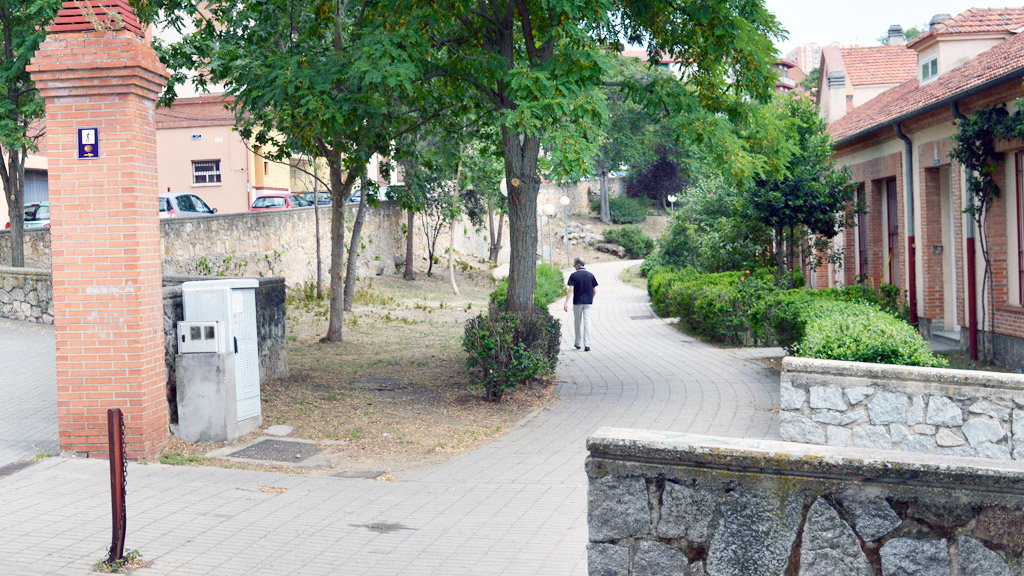 Calle Anselmo Carretero en el barrio de San Lorenzo.